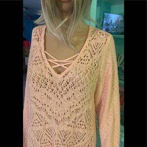 Beautiful baby pink Style & Co sweater